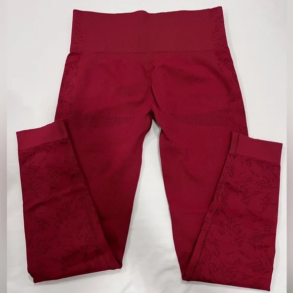 Gymshark Studio Legging Burgundy Size Medium - Picture 2 of 3